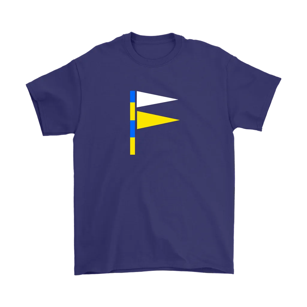 "F" Initial Adult T-shirt