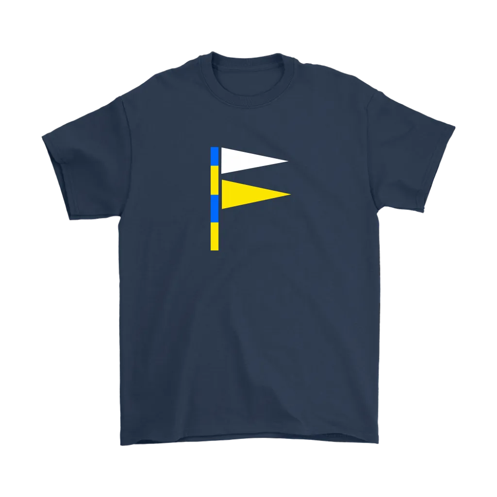 "F" Initial Adult T-shirt