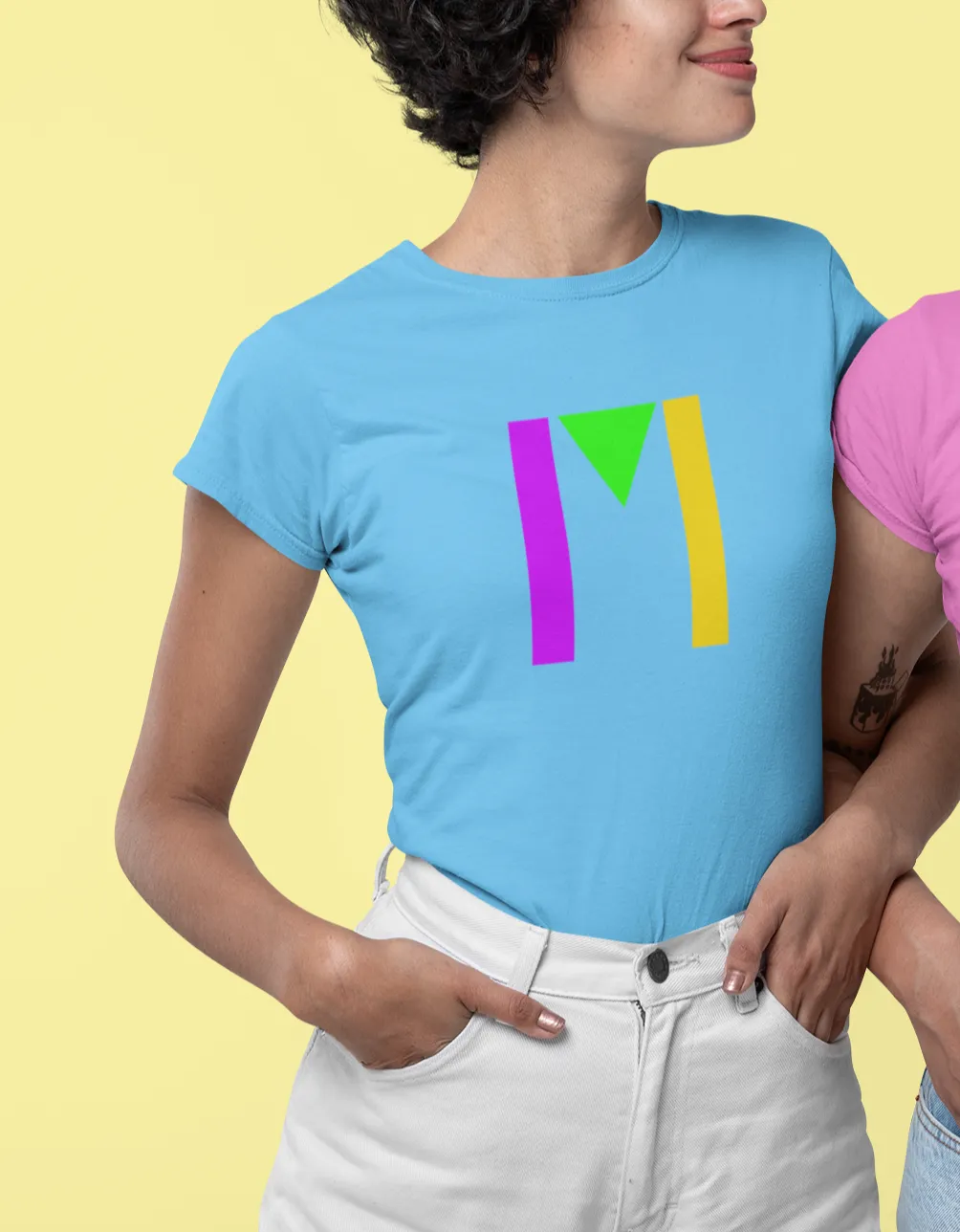 "M" Initial Adult T-shirt