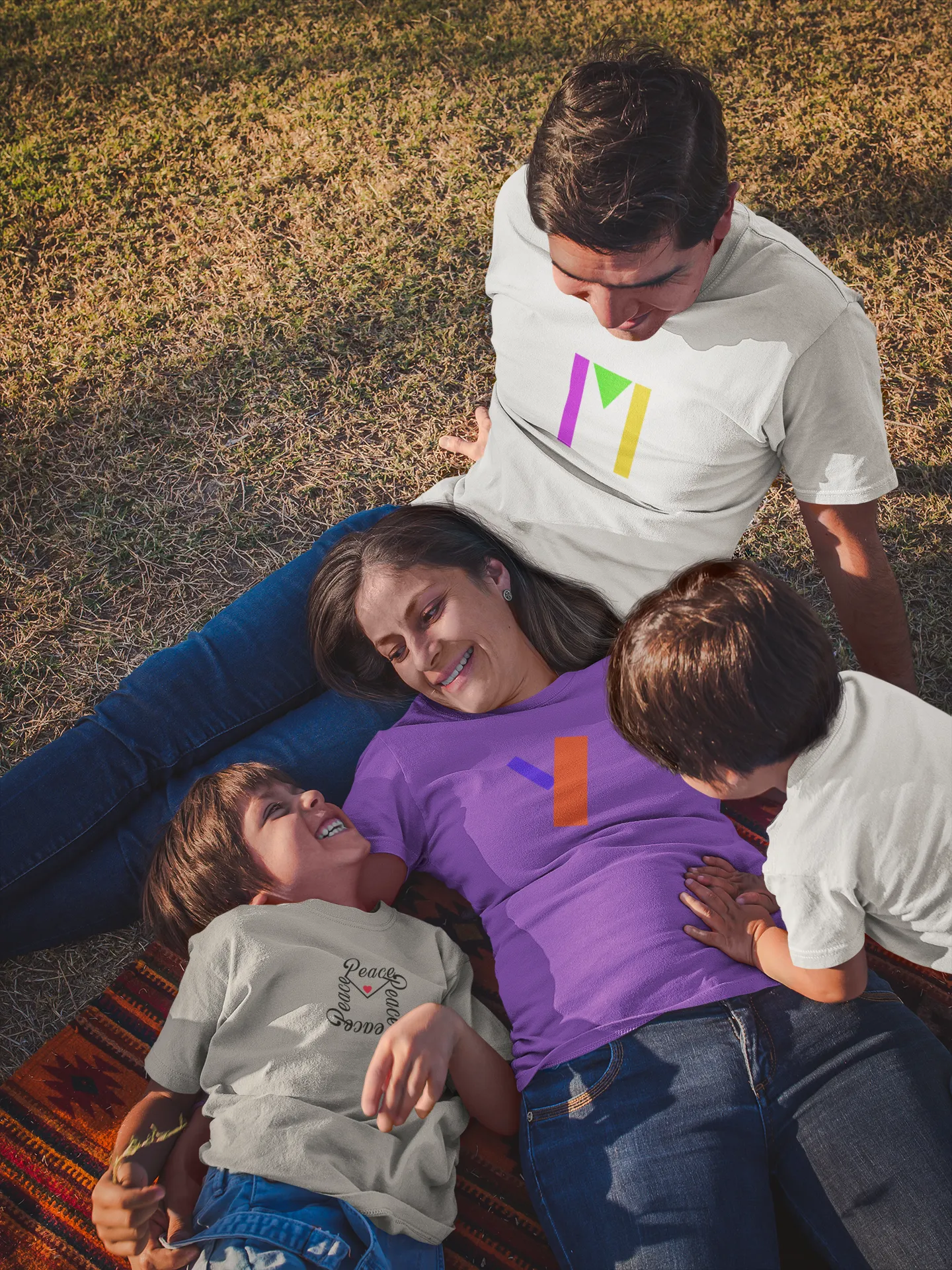 "M" Initial Adult T-shirt
