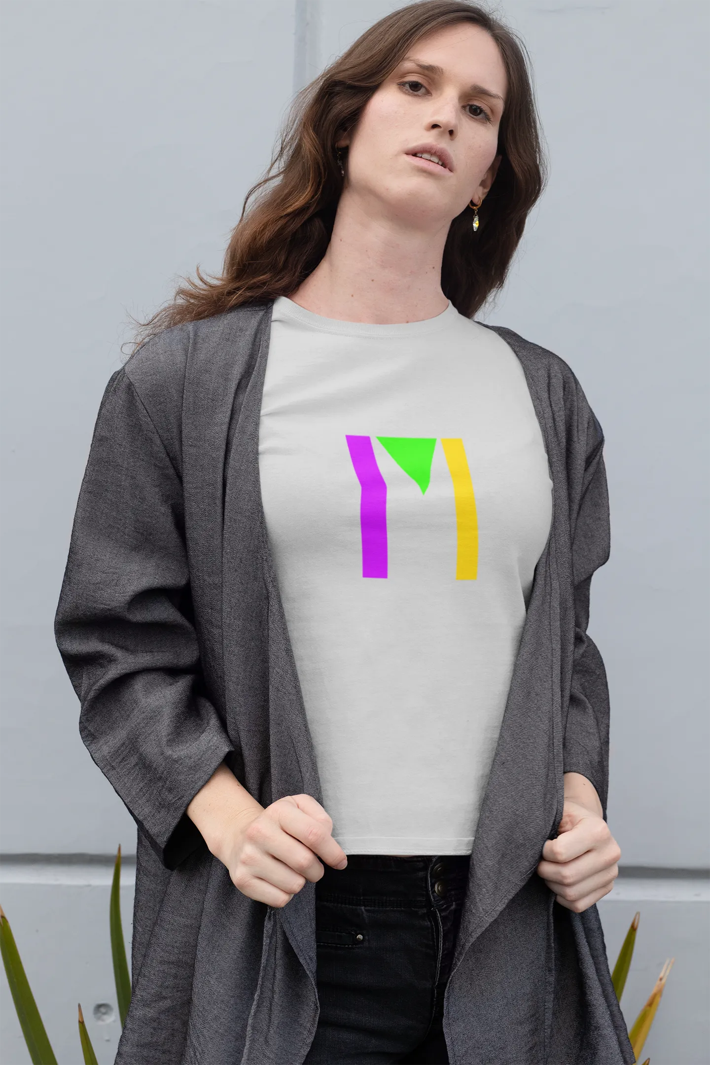 "M" Initial Adult T-shirt