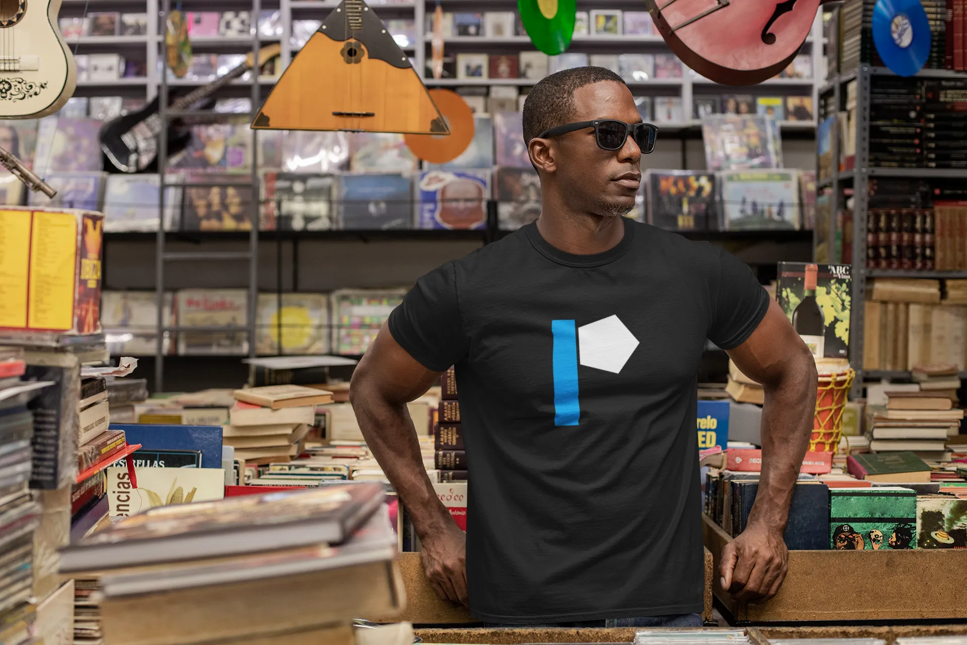 "P" Initial Adult T-shirt