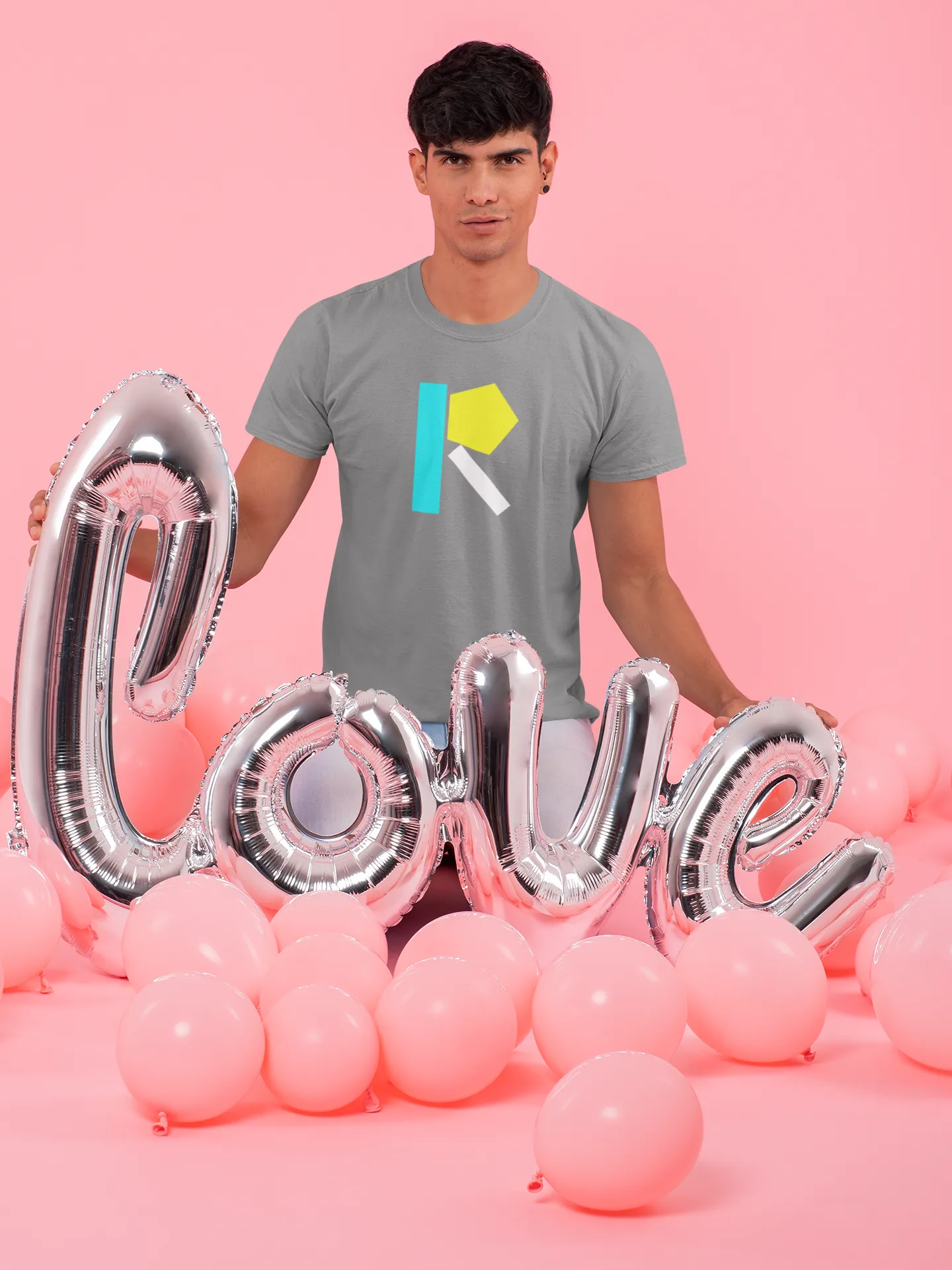 "R" Initial Adult T-shirt