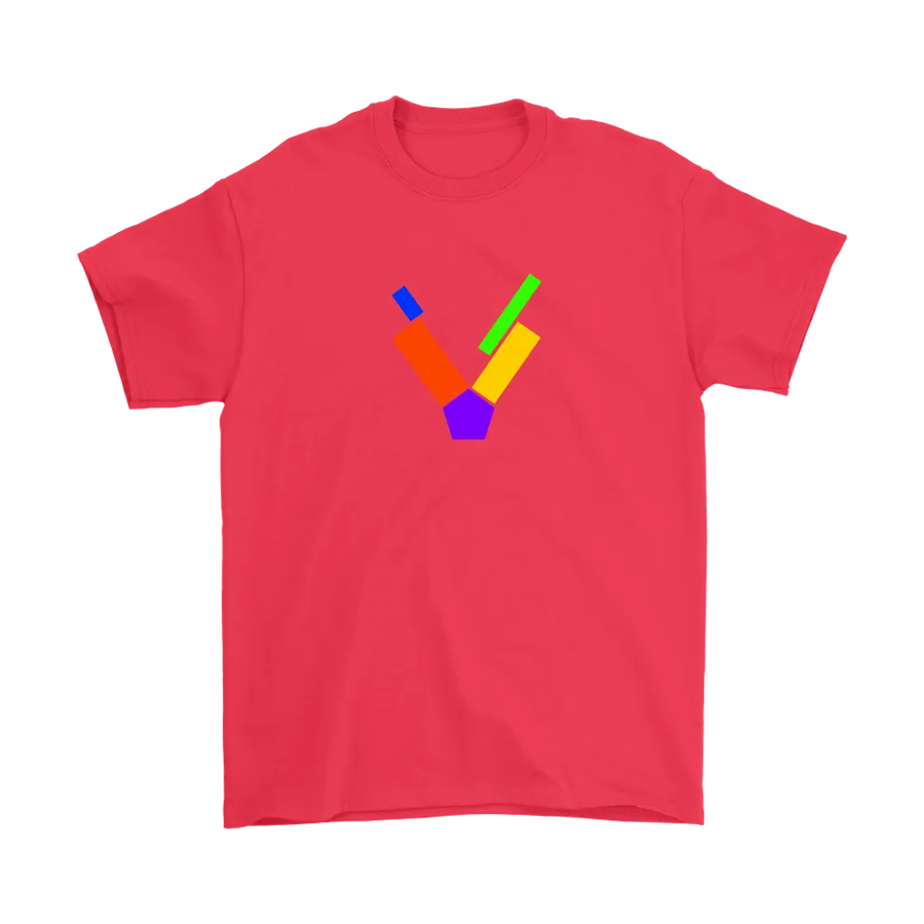 "V" Initial Adult T-shirt