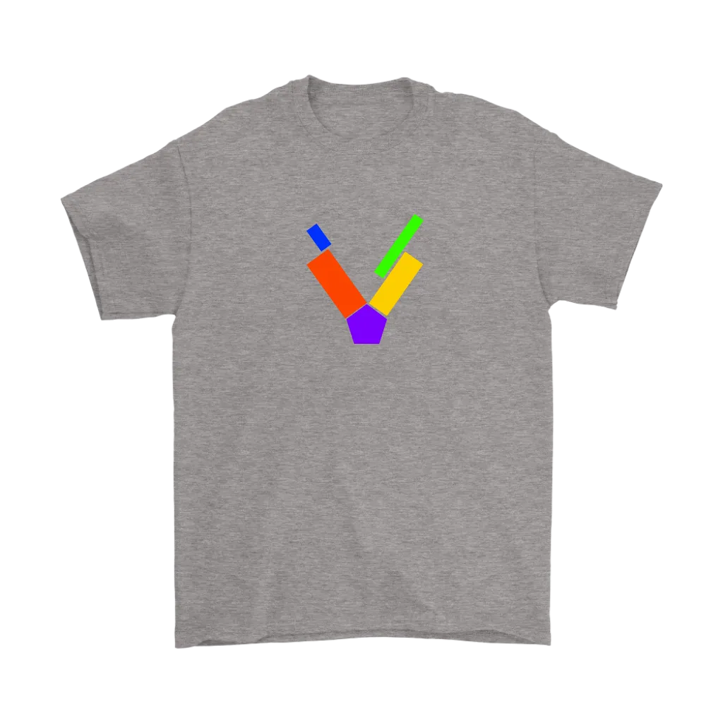 "V" Initial Adult T-shirt