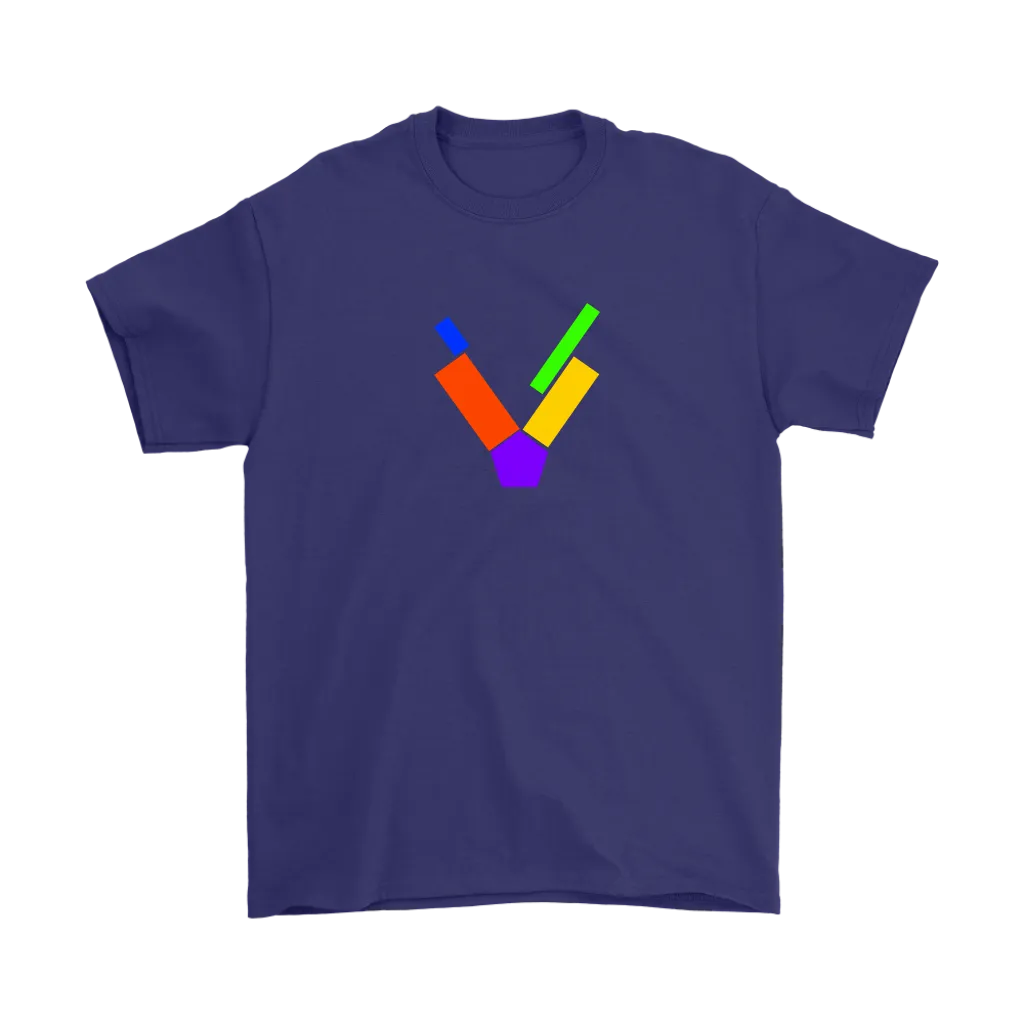 "V" Initial Adult T-shirt