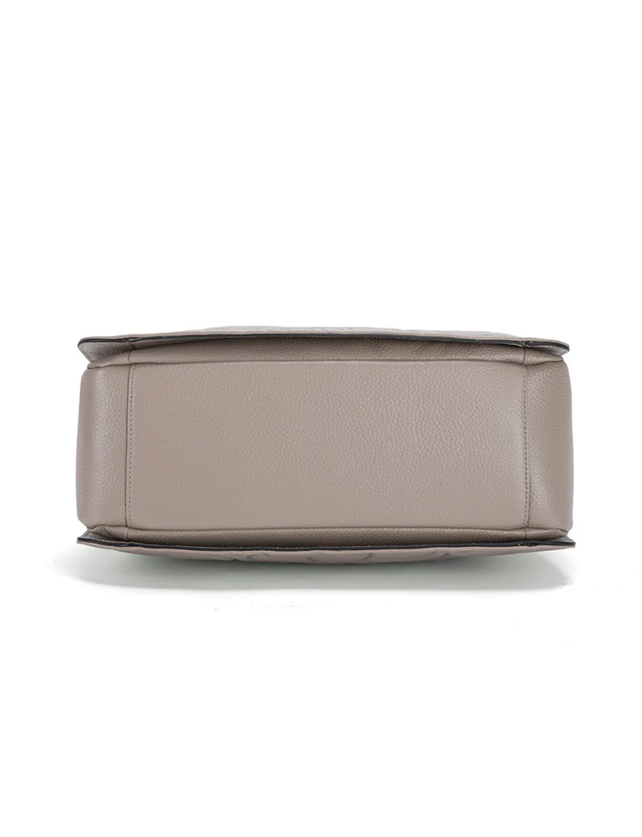 RAFAELLA LEATHER SHOULDER BAG- E1-0827-MOCH
