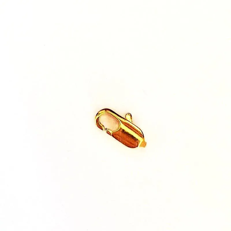 Rainbow Beads in Gold Chain by the Inch (#151)