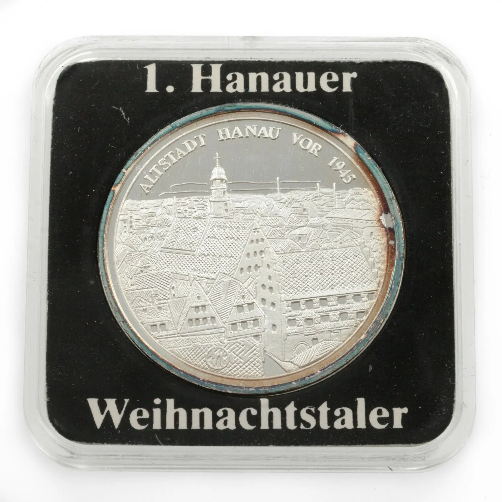 Rare 1980's Modern Germany Silver Commemorative Token Lot 8 Hanau, Weihnachten