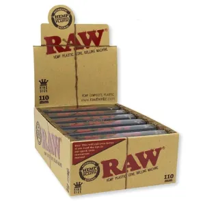 RAW Authentic Cone Rolling Machine 110mm King Size Cone Roller - (12 Count Display)