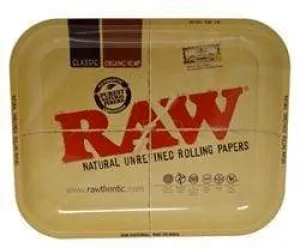RAW Authentic Natural Rolling Tray - Large - (1, 5, or 10 Count)