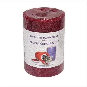 Real Candle with Hidden Compartment