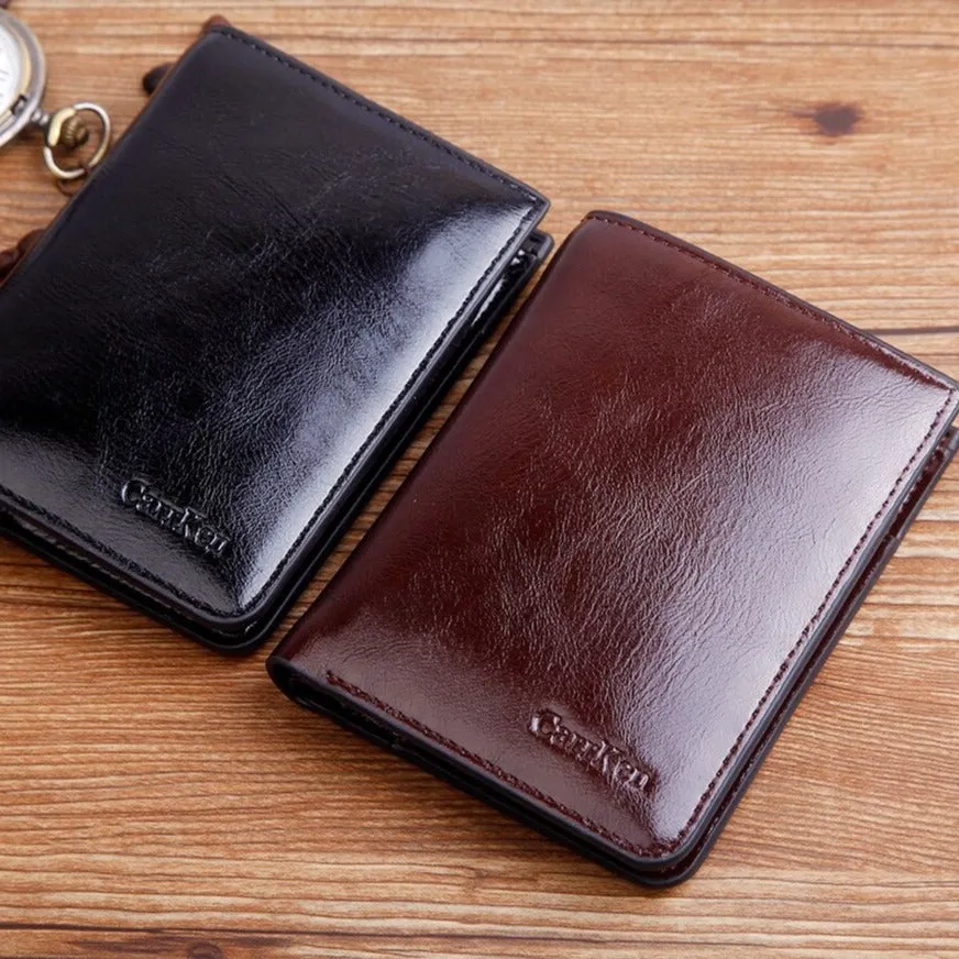 Realaiot wallet man small purse varnished short mini leather wallet purse billetera hombre carteras portmonee man for erkek cuzdan