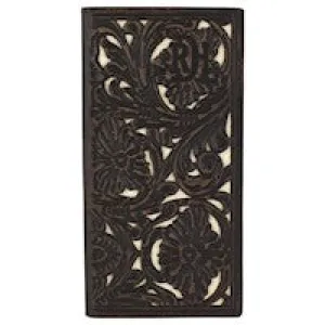 Red Dirt Hat Co. Rodeo Wallet Dark Brown Ivory Underlay
