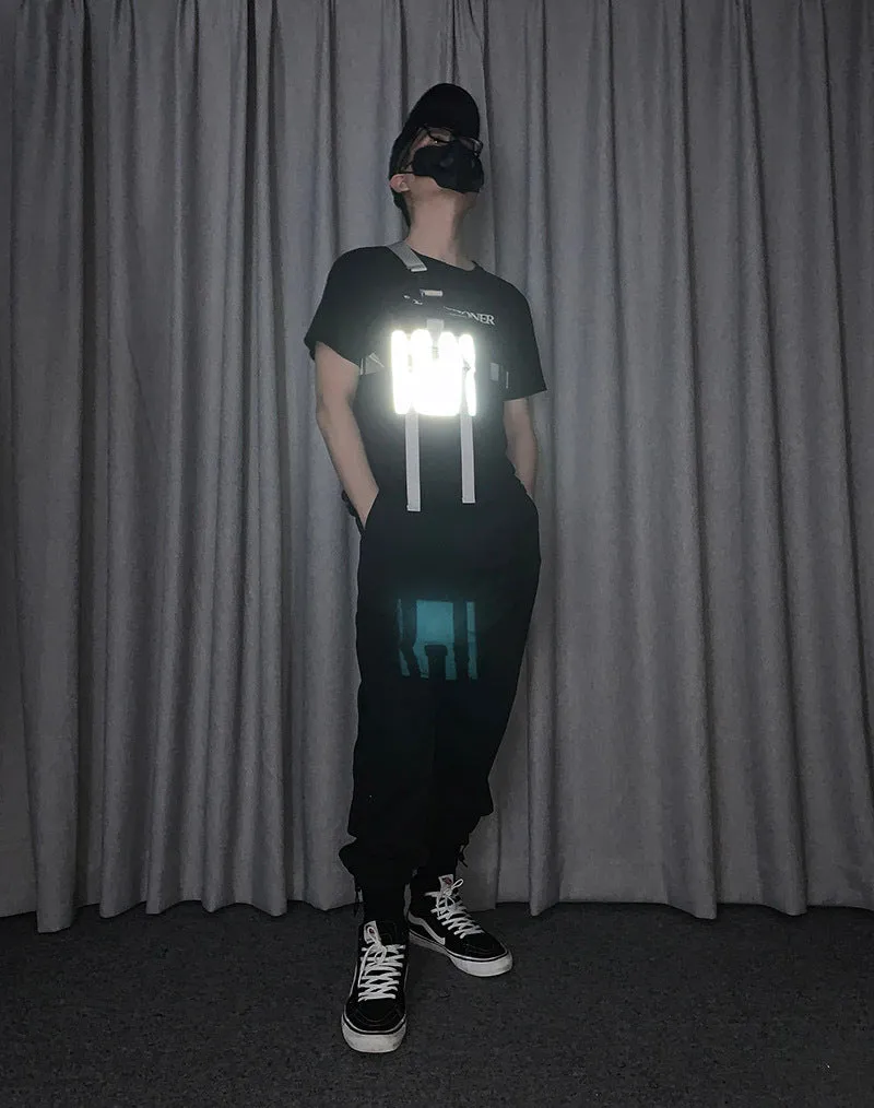 Reflective cloth belt bag