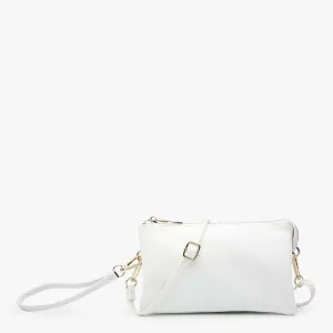 Riley Crossbody Wristlet White