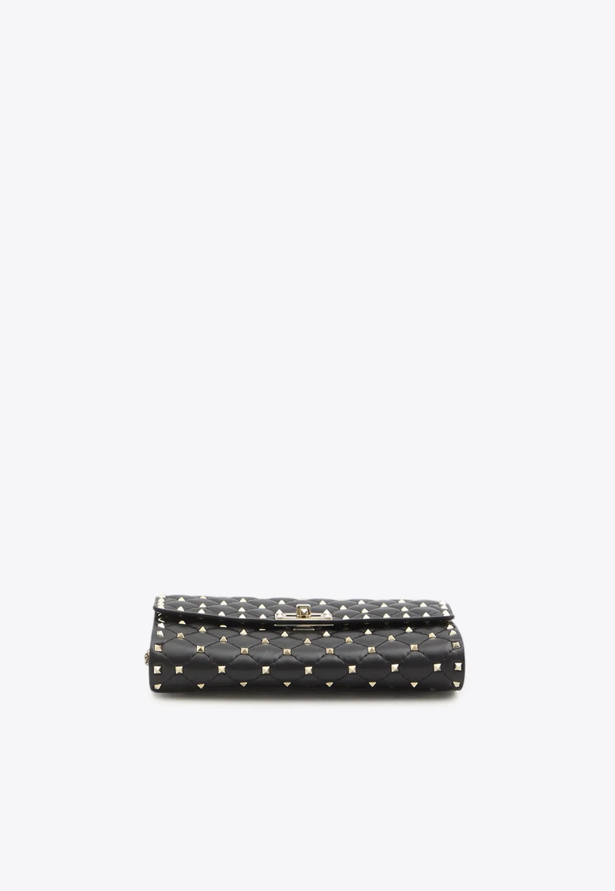Rockstud Nappa Leather Clutch