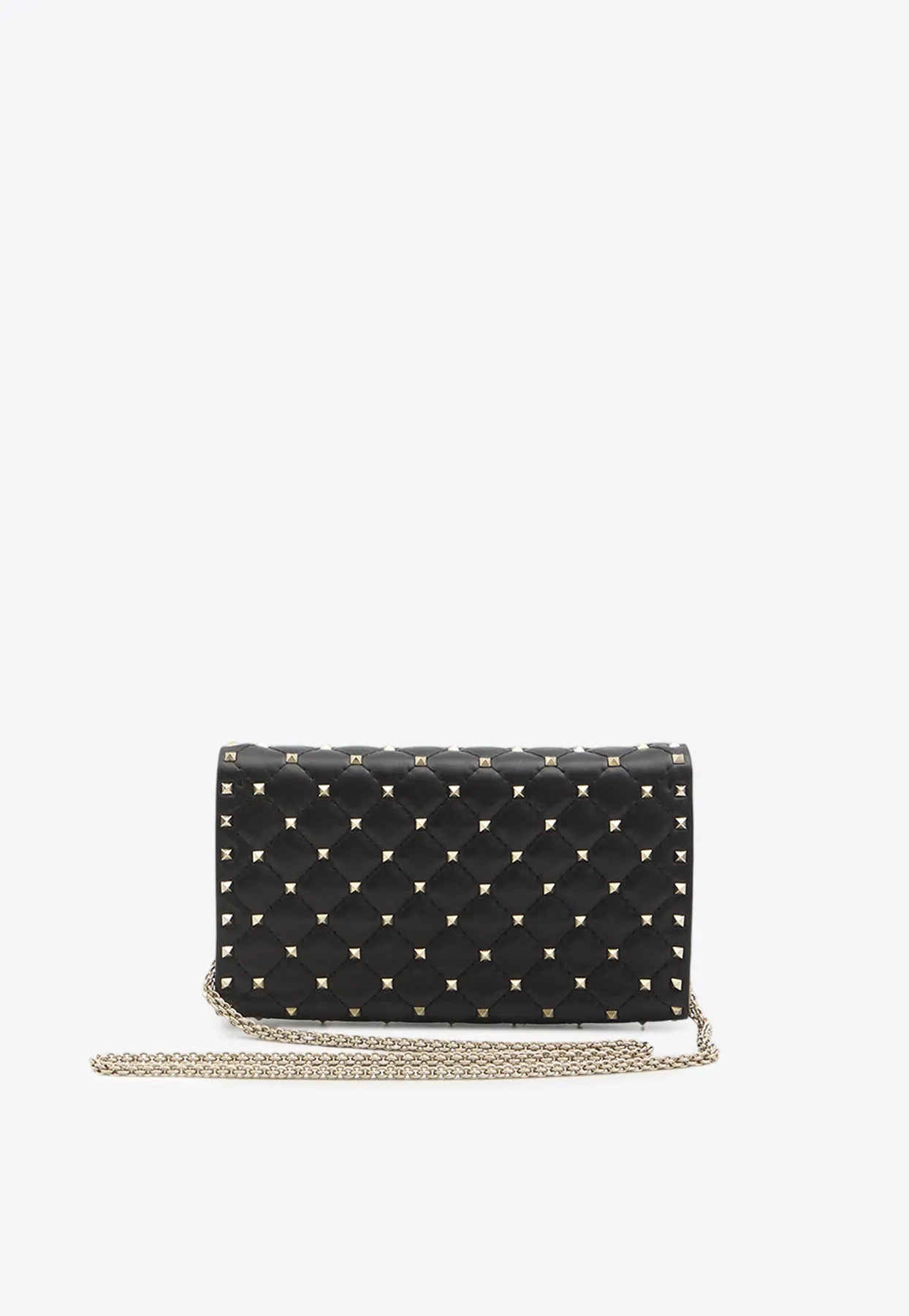 Rockstud Nappa Leather Clutch