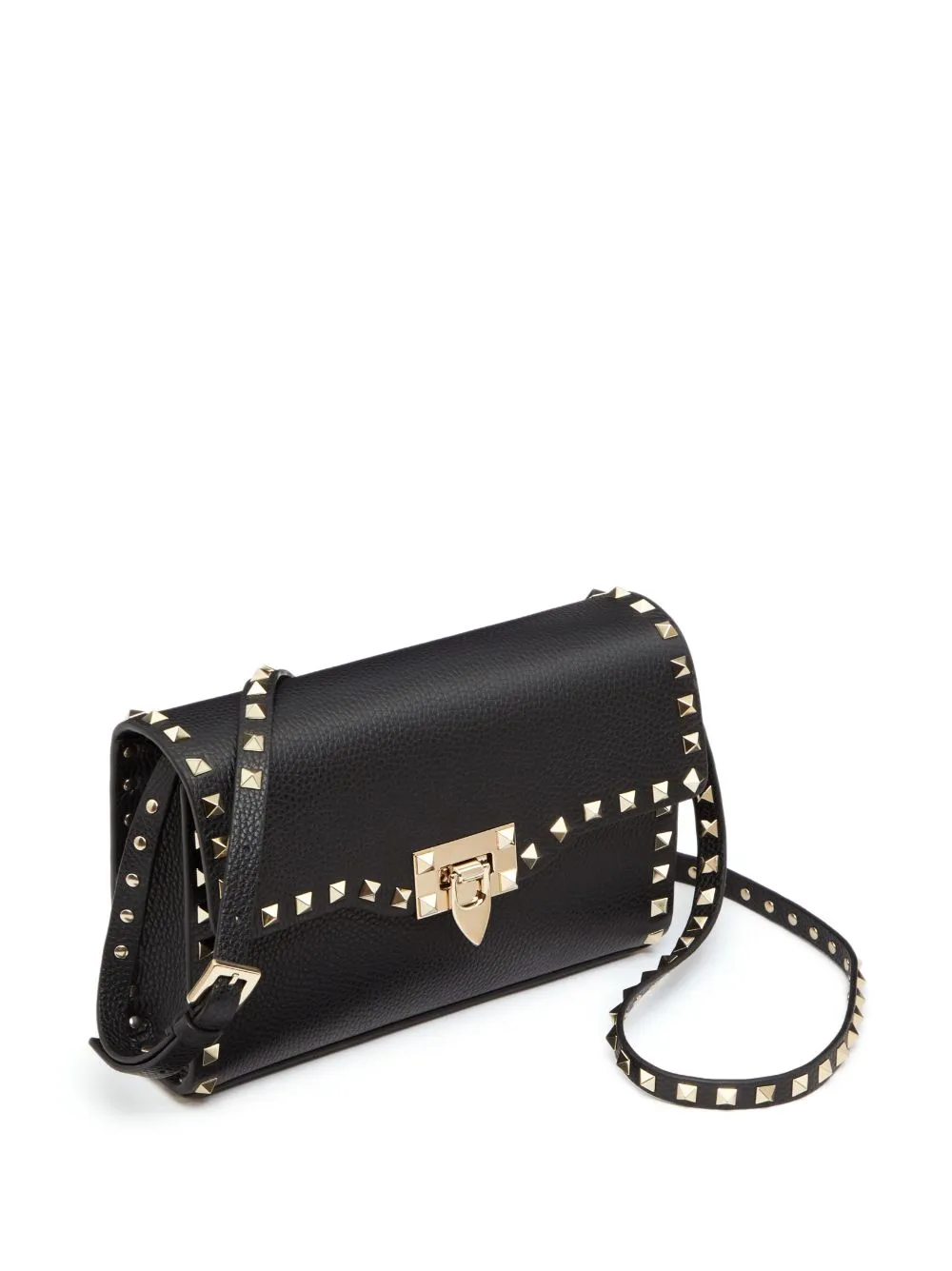 Rockstud small leather shoulder bag