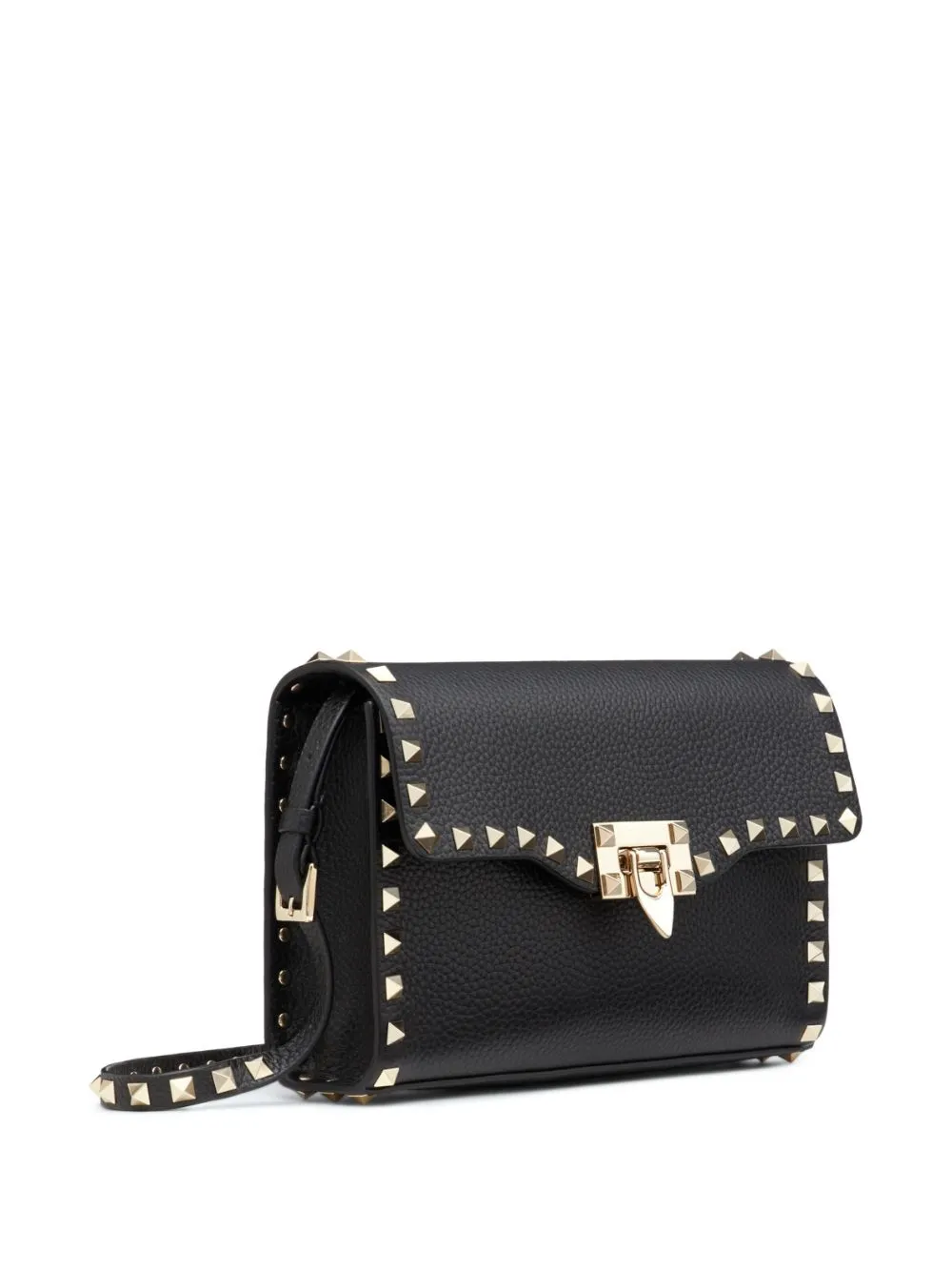 Rockstud small leather shoulder bag