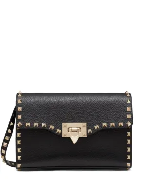 Rockstud small leather shoulder bag
