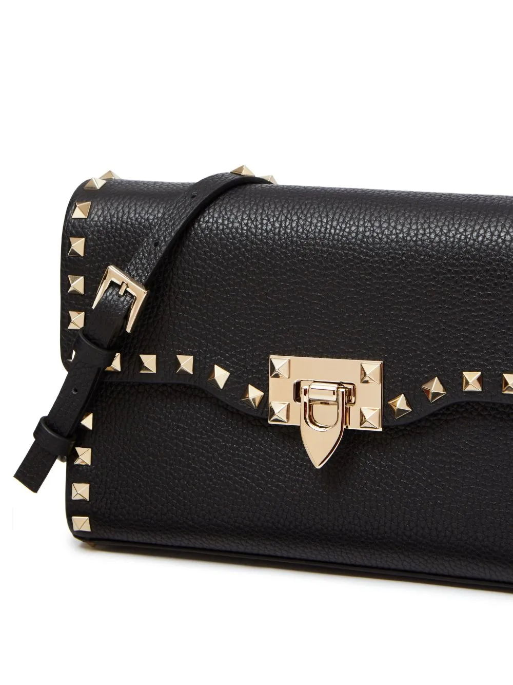 Rockstud small leather shoulder bag