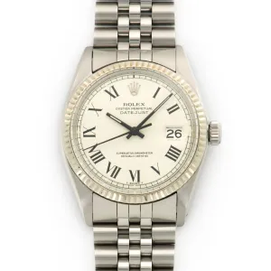 Rolex Steel Datejust Buckley Dial Watch Ref. 1601