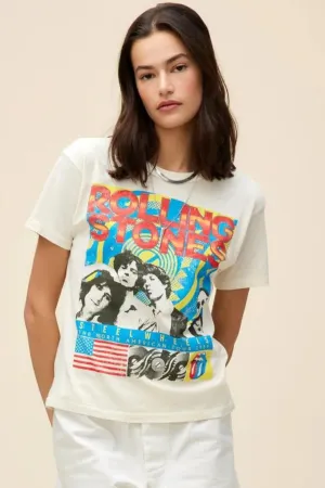 Rolling Stones Steel Wheels Ringer Tee