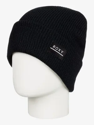 Roxy Womens Harper Cuff Beanie - True Black