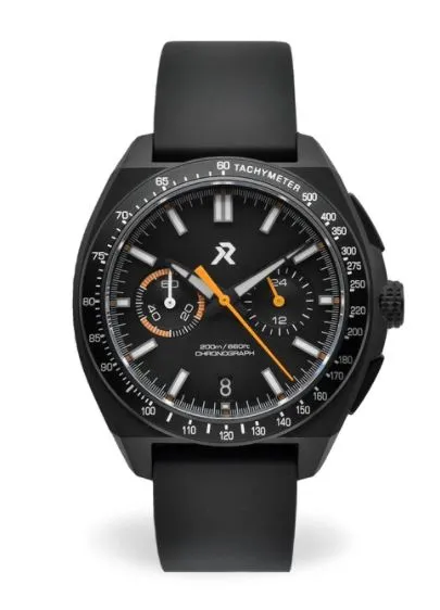 RZE VALOUR BLACK GT TITANIUM WATCH with Bracelet