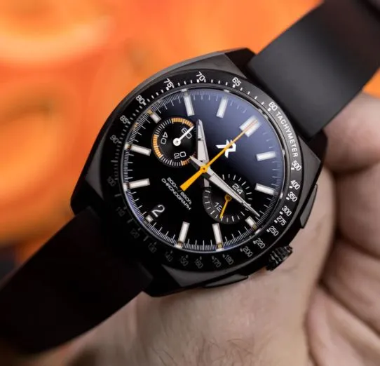 RZE VALOUR BLACK GT TITANIUM WATCH with Bracelet