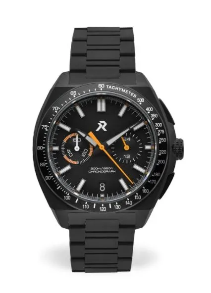 RZE VALOUR BLACK GT TITANIUM WATCH with Bracelet