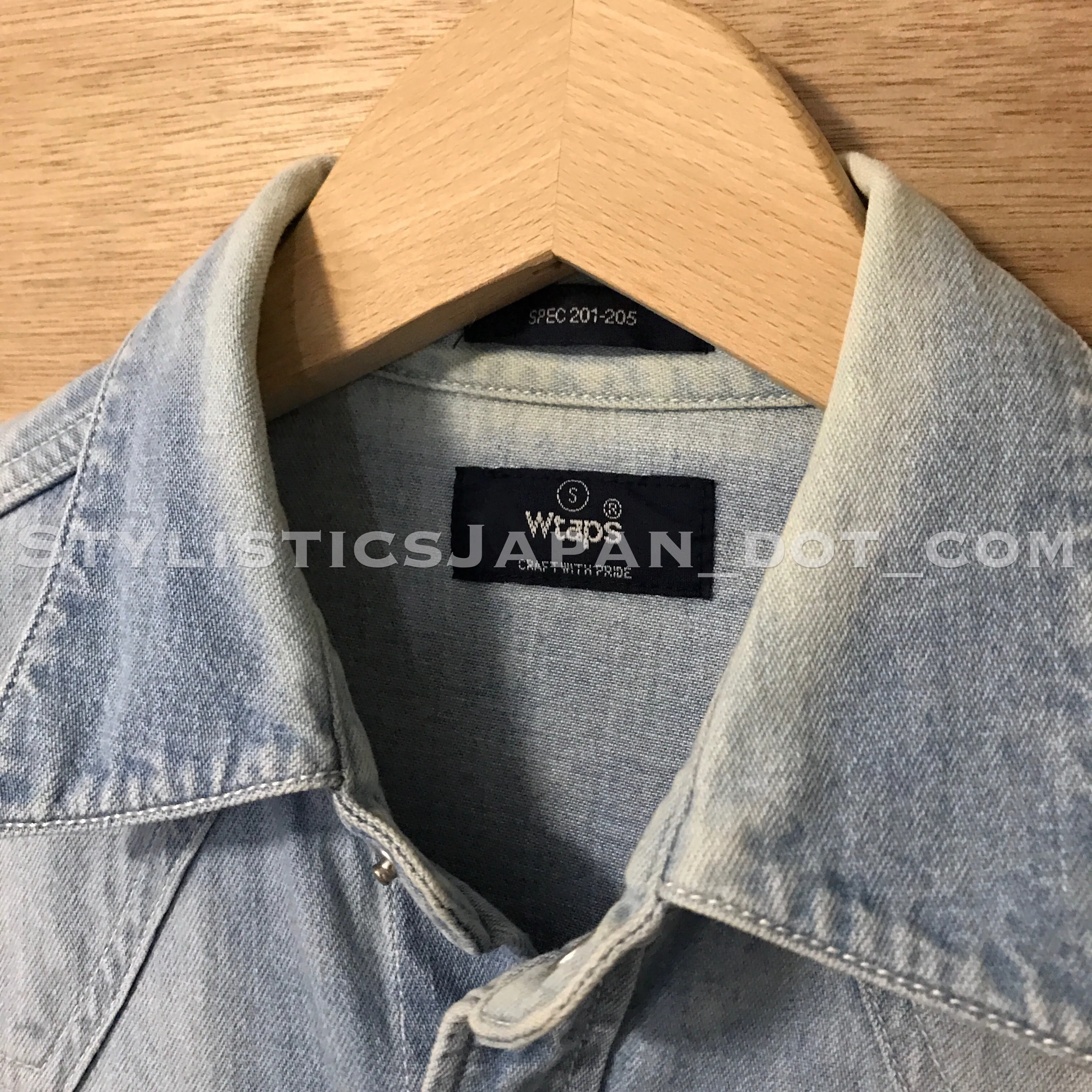[S] WTaps Revolutionary Warfare Allman Denim L/S Shirt Indigo
