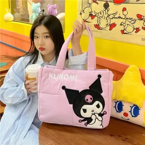 Sanrio Kuromi Shoulder Bag | Spacious Tote with Large Capacity