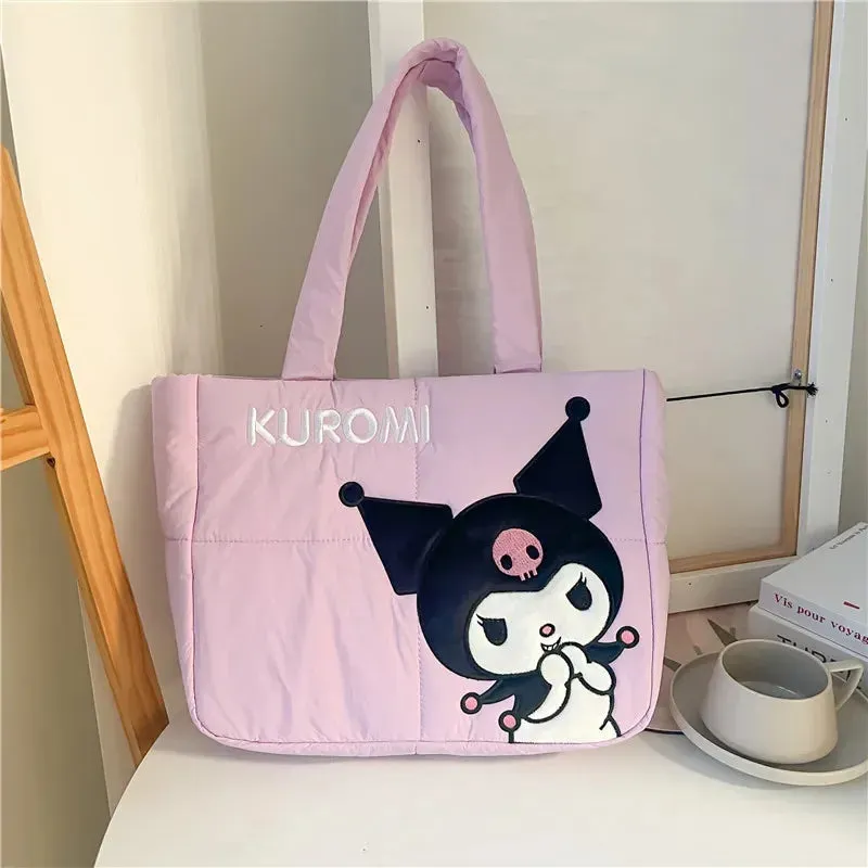 Sanrio Kuromi Shoulder Bag | Spacious Tote with Large Capacity