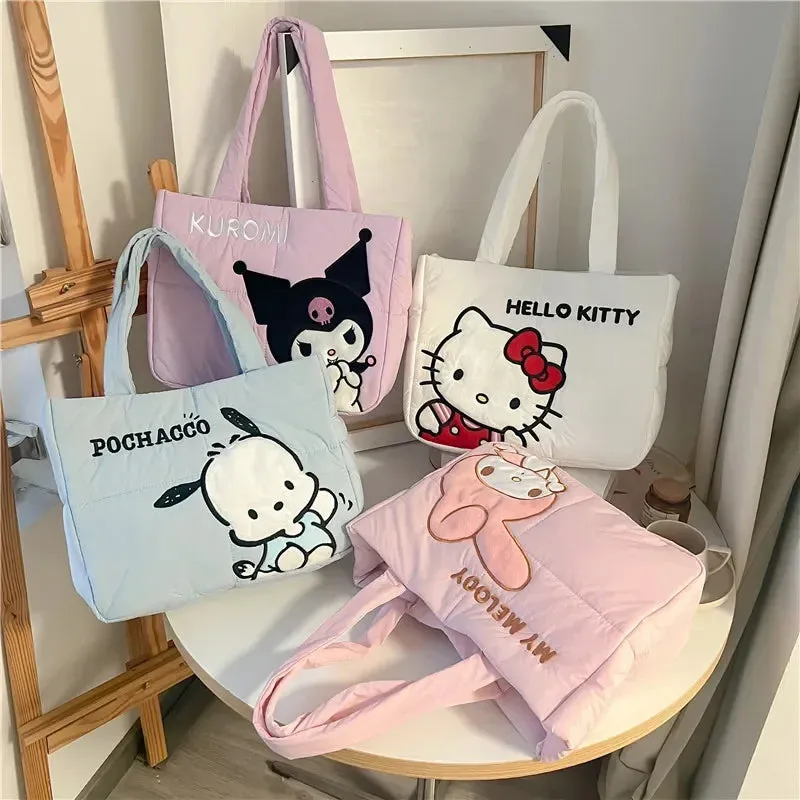 Sanrio My Melody Shoulder Tote | Spacious and Stylish Large Capacity Bag