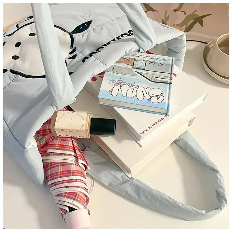 Sanrio Pochacco Shoulder Bag | Spacious Tote with Large Capacity