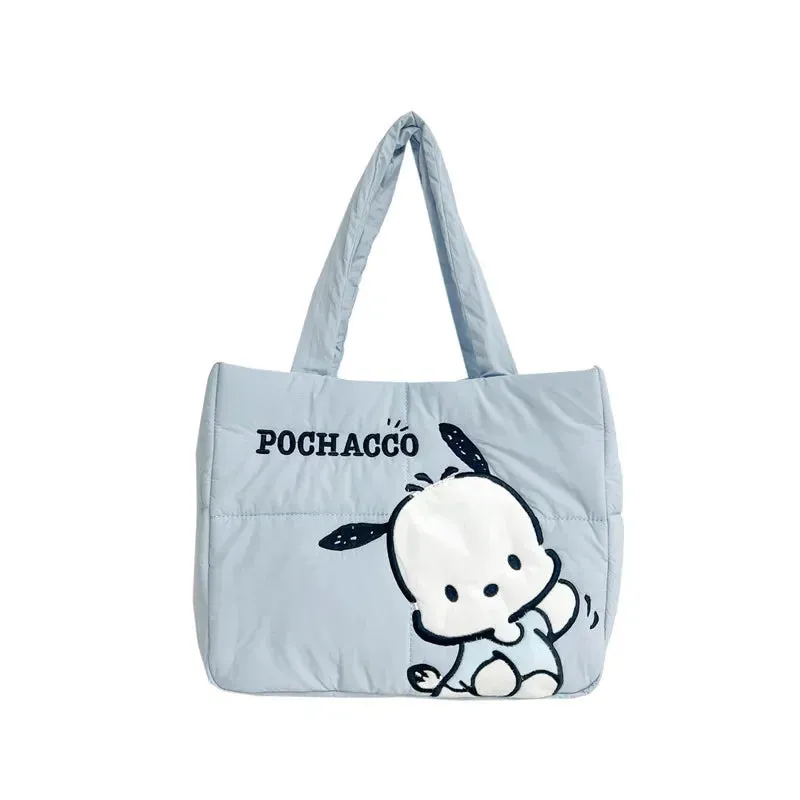 Sanrio Pochacco Shoulder Bag | Spacious Tote with Large Capacity