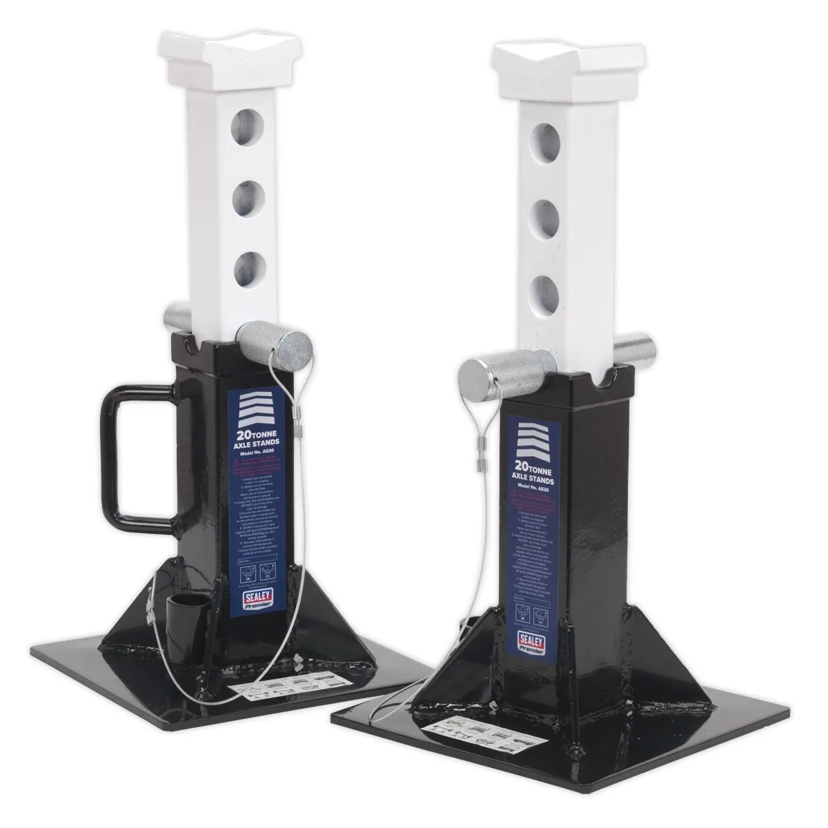 Sealey Axle Stands 20 Tonne Capacity Per Stand Pair
