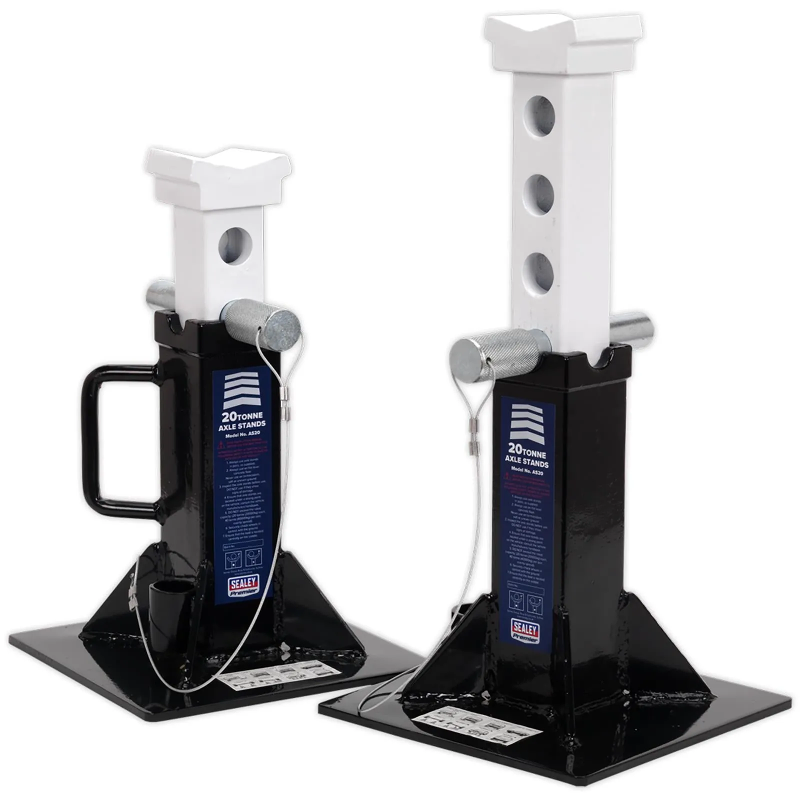 Sealey Axle Stands 20 Tonne Capacity Per Stand Pair