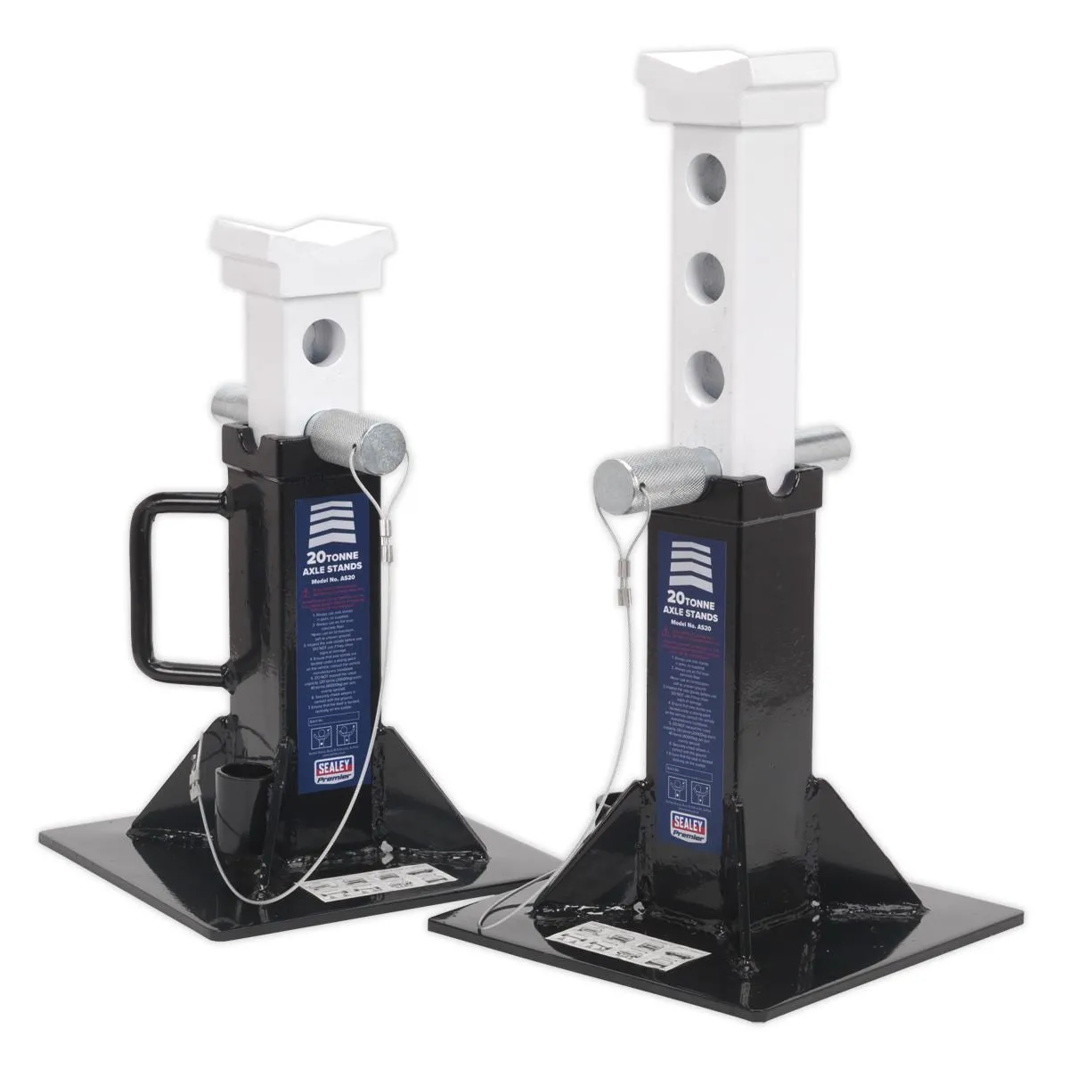 Sealey Axle Stands 20 Tonne Capacity Per Stand Pair