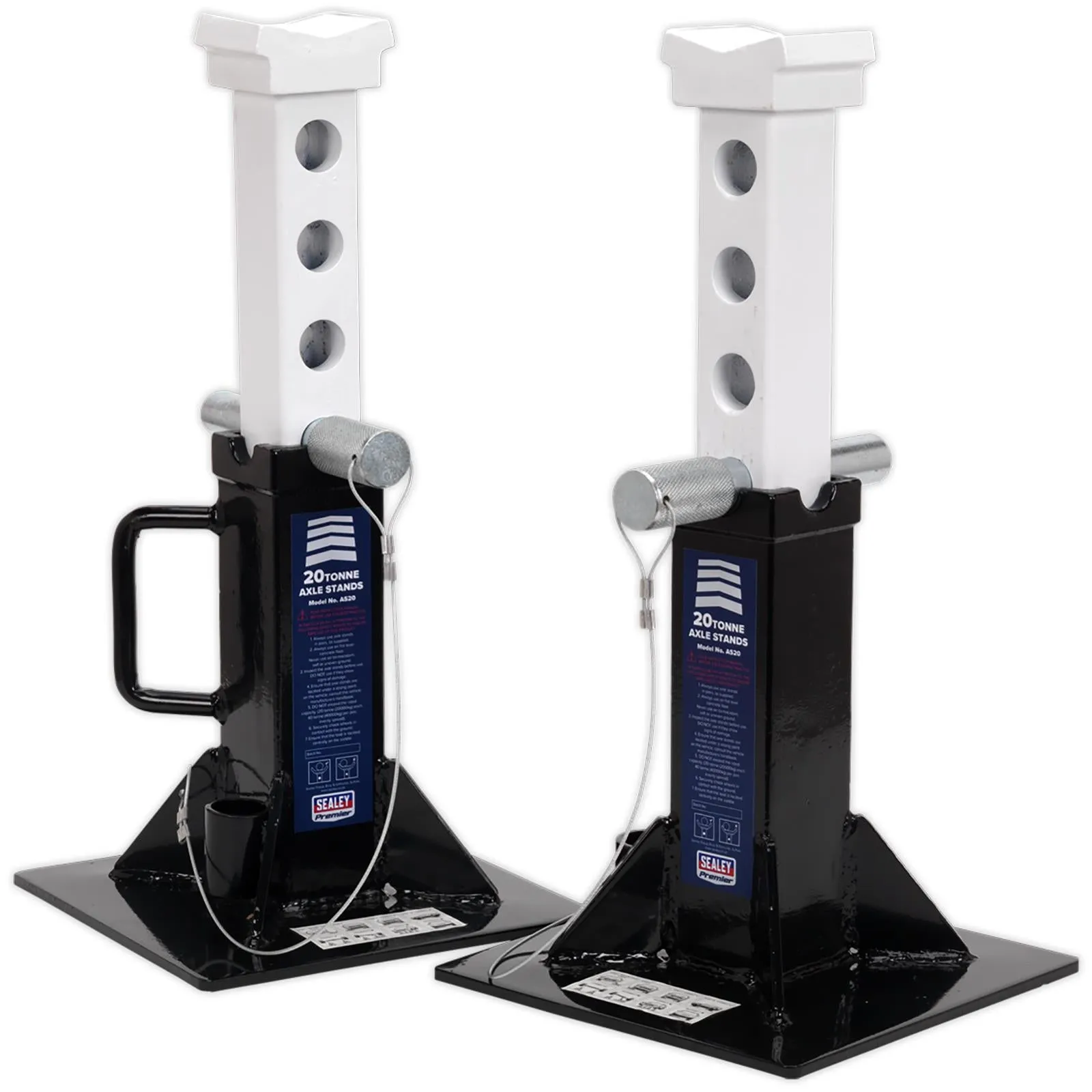 Sealey Axle Stands 20 Tonne Capacity Per Stand Pair
