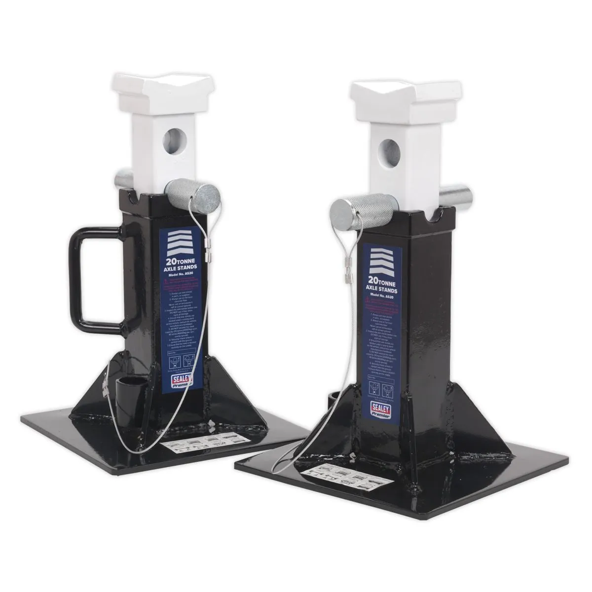 Sealey Axle Stands 20 Tonne Capacity Per Stand Pair
