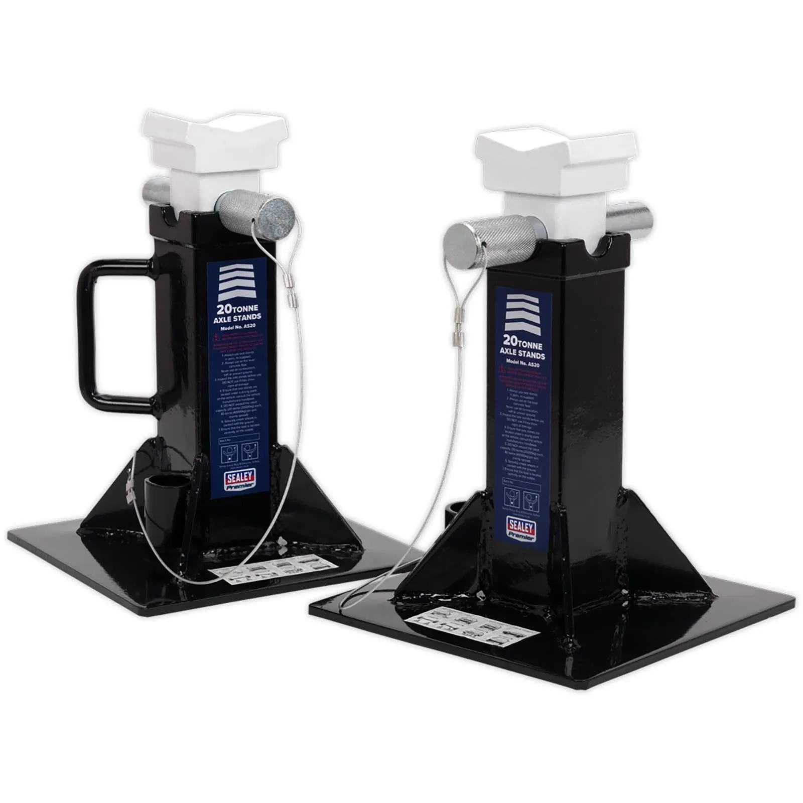 Sealey Axle Stands 20 Tonne Capacity Per Stand Pair