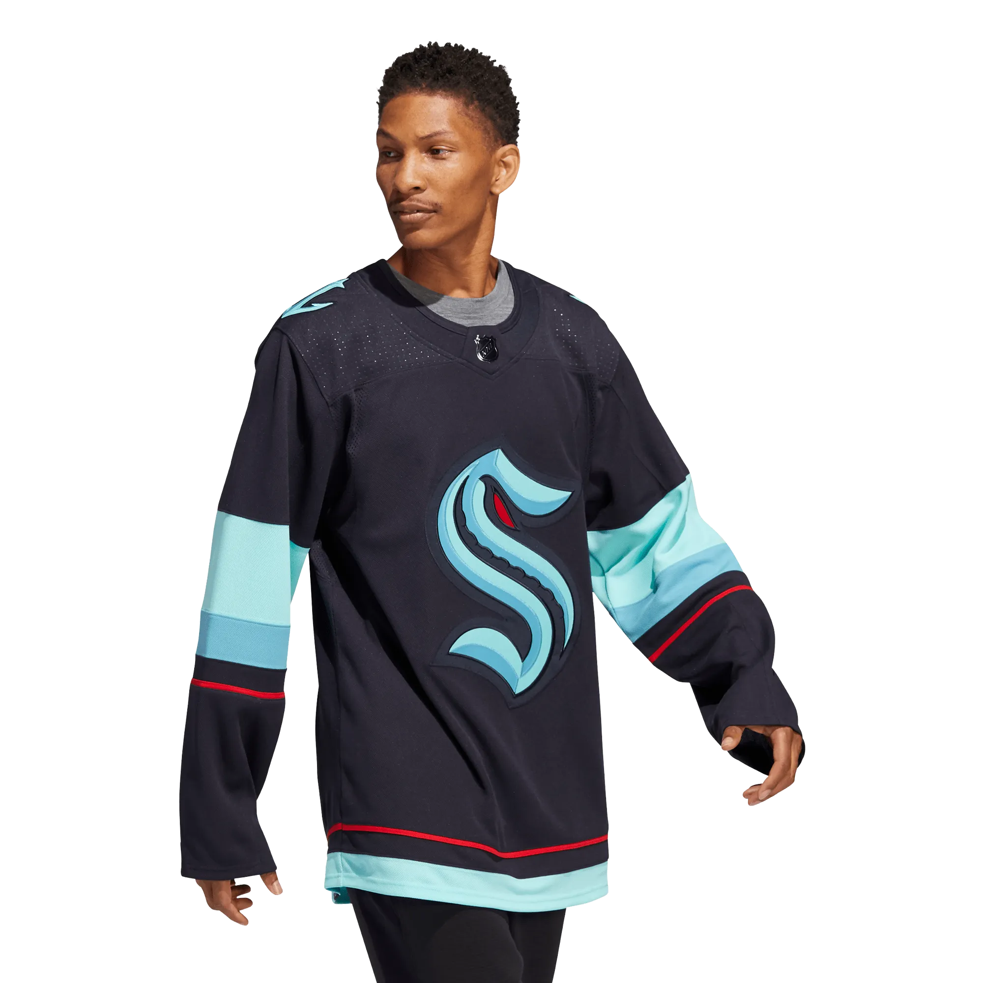 Seattle Kraken Home Adidas PrimeGreen Senior Jersey