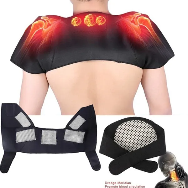 Self-heating Shoulder Pads, Composite Heating Cloth Magnetic Shoulder Pads