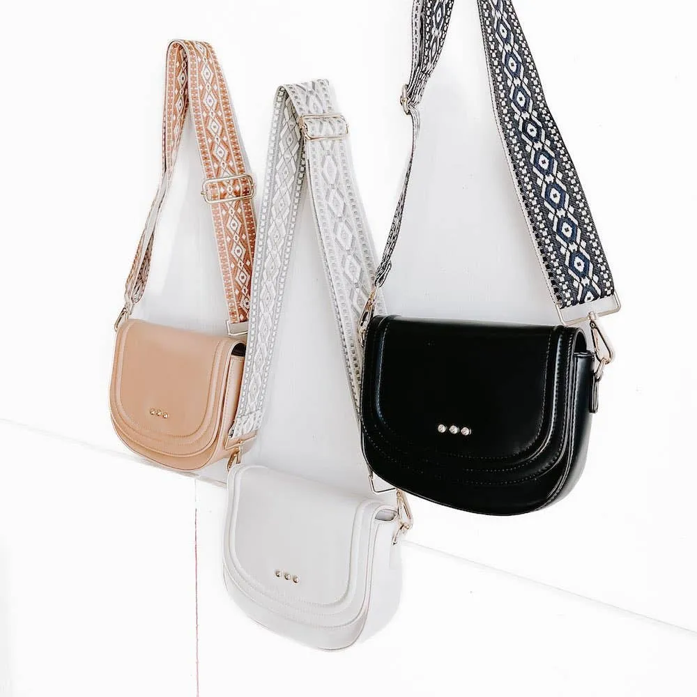 Serenity Saddle Bag: Tan