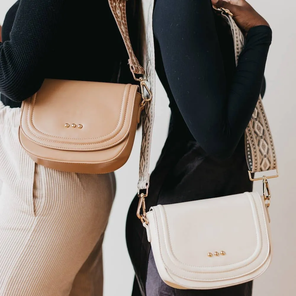 Serenity Saddle Bag: Tan