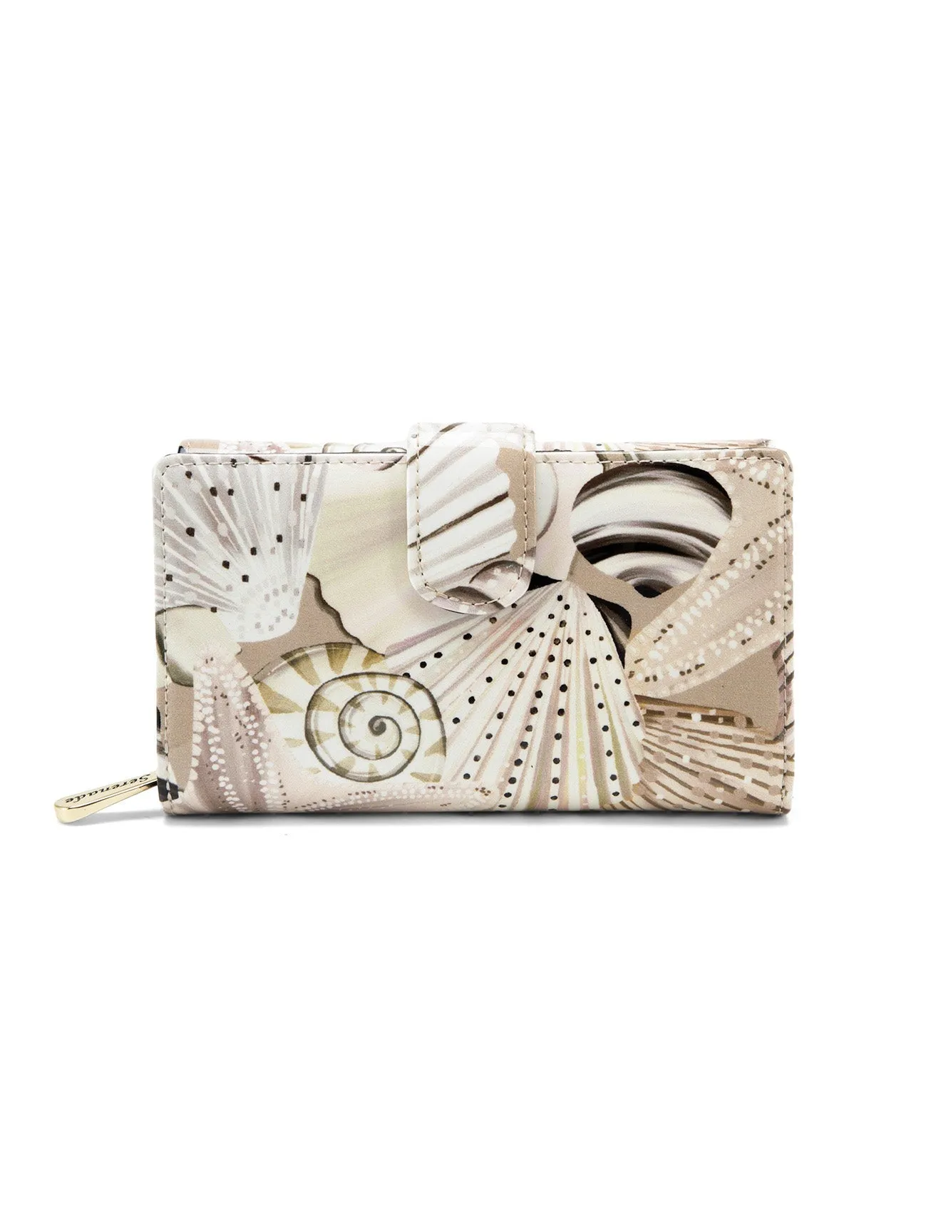 SHELLY MED LEATHER RFID WALLET- WSN8002-SALE