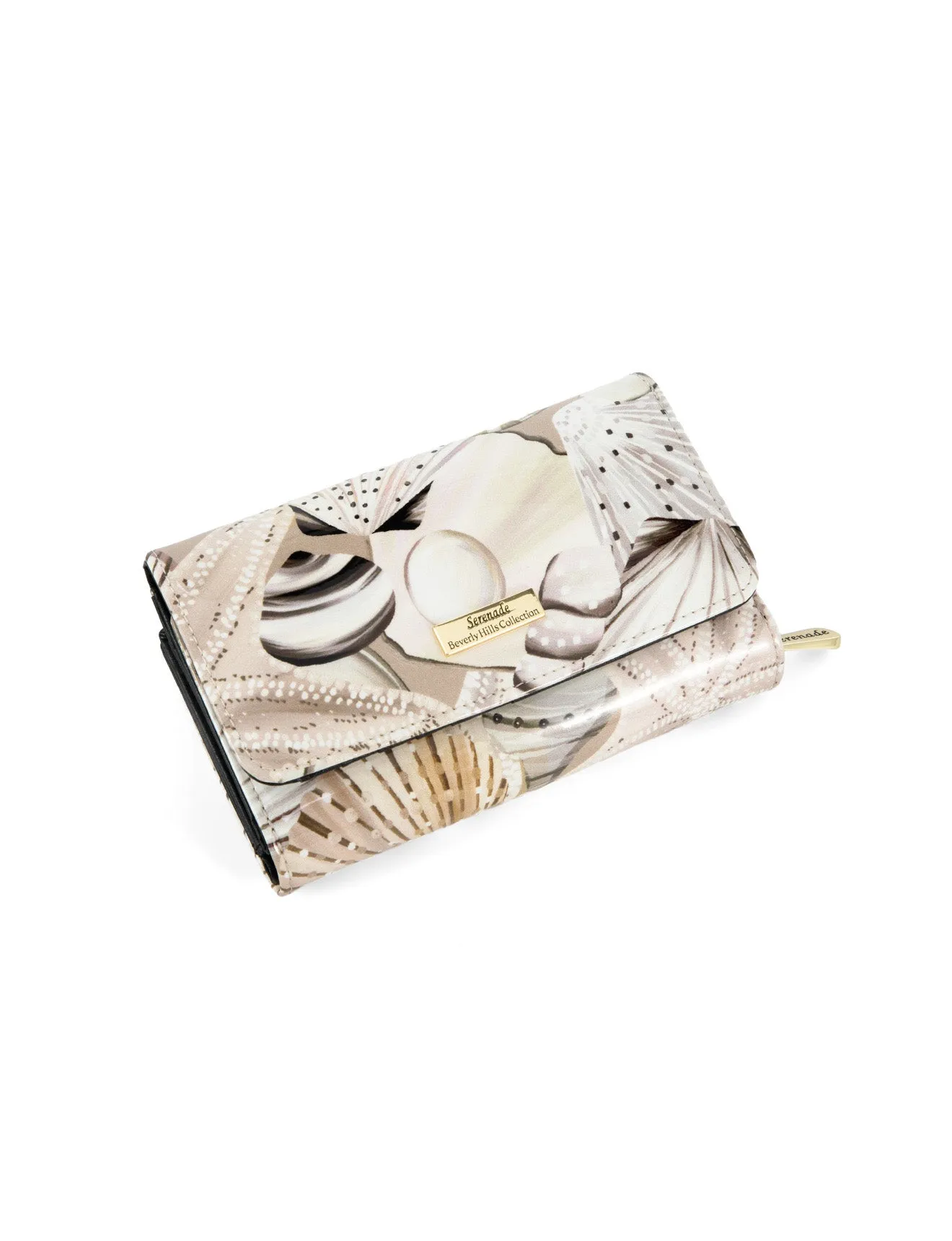SHELLY MED LEATHER RFID WALLET- WSN8002-SALE